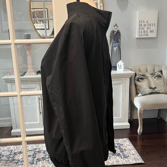 ZARA Basic Black Nylon Jacket - Picture 6 of 9